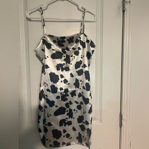Cowprint dress